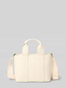 HUGO Umhängetasche mit Label Stitching Modell 'BECKY' in Ecru, Größe 1