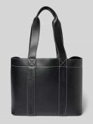HUGO Shopper mit Label-Stitchings in Black, Größe 1