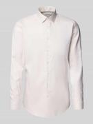 Jake*s Super Slim Fit Business-Hemd mit Kentkragen in Taupe, Gr&#xF6;&#xDF;e 39/...