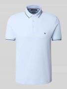 Tommy Hilfiger Regular Fit Poloshirt aus Baumwoll-Mix in Bleu, Größe M