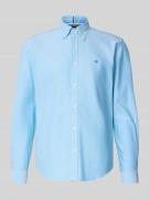 BOSS Regular Fit Freizeithemd aus reiner Baumwolle Modell 'LIAM' in Aq...