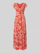 Lauren Ralph Lauren Abendkleid mit Volants Modell 'KUSUMA' in Rot, Grö...