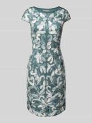 Christian Berg Cocktail Knielanges Cocktailkleid mit Allover-Stitching...