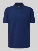 Marc O'Polo Regular Fit Poloshirt aus Baumwoll-Mix in Royal, Größe L