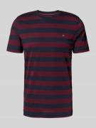 Christian Berg Men T-Shirt mit Rundhalsausschnitt in Bordeaux, Größe L