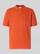 Gant Poloshirt mit Label-Stitching in Orange, Größe 4XL