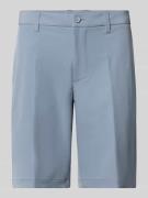 BOSS Green Slim Fit Chinoshorts mit Gürtelschlaufen in Rauchblau, Größ...