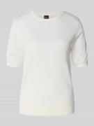 BOSS Orange Relaxed Fit Strickshirt aus Viskose-Mix mit Kaschmir in We...