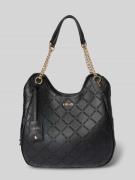 Liu Jo White Handtasche mit Label-Strukturmuster in Black, Größe 1