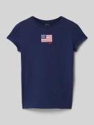 Polo Ralph Lauren Teens T-Shirt mit Label-Stitching in Marine, Größe M