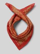 Lauren Ralph Lauren Seidenschal mit Label-Schriftzug in Orange, Größe ...