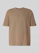 Emporio Armani T-Shirt mit Logo-Stitching und Rundhalsausschnitt in Ta...