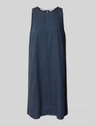 Marc O'Polo Loose Fit Knielanges Kleid aus reinem Leinen in Marine, Gr...