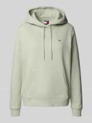 Tommy Jeans Regular Fit Hoodie aus Baumwoll-Mix in Schilf, Größe L