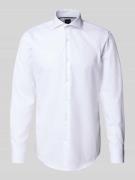 BOSS Slim Fit Businesshemd aus reiner Baumwolle in Weiss, Größe 41