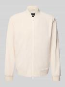 BOSS Regular Fit Blouson mit feiner Struktur Modell 'HANRY' in Offwhit...