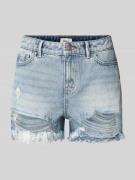 Only Regular Fit Jeansshorts aus reiner Baumwolle Modell 'PACY' in Hel...
