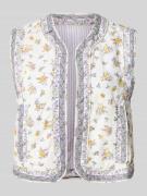 Pepe Jeans Regular Fit Stoffweste aus Baumwoll-Leinen-Mix in Offwhite,...