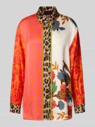 miss goodlife Relaxed Fit Bluse aus Viskose im Allover-Look in Orange,...