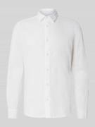 Only & Sons Slim Fit Freizeithemd aus Leinen-Baumwoll-Mix Modell 'CAID...