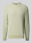 BOSS Orange Regular Fit Strickpullover aus Baumwoll-Mix Modell 'APOKKO...