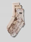 adidas Originals Socken mit Logo im 3er-Pack in Beige, Größe 40-42