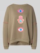 miss goodlife Sweatshirt mit überschnittenen Schultern und Rundhalsaus...