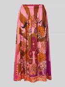 miss goodlife Midirock aus Viskose mit elastischem Bund in Pink, Größe...