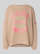 miss goodlife Relaxed Fit Sweatshirt mit Rundhalsausschnitt in Sand, G...