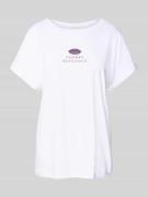 Rich & Royal Relaxed Fit T-Shirt mit Rundhalsausschnitt in Weiss, Größ...