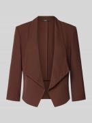 Zero Regular Fit Blazer mit 3/4-Arm in Mittelbraun, Größe 40