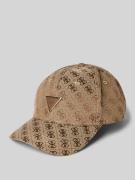 Guess Basecap mit Label-Detail Modell 'KATYA' in Camel, Größe 1