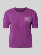 Lauren Ralph Lauren Strickpullover mit Label-Stitching Modell 'TARJYLL...
