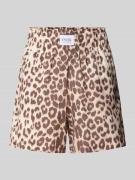 VILLA SOPHIE Shorts aus Baumwoll-Leinen-Mix Modell 'ROMI' in Beige, Gr...