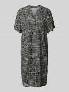 Tom Tailor Fließendes Blusenkleid aus reiner Viskose in Black, Größe 3...