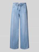 Brax Wide Fit Jeans mit Bindegürtel Modell 'MORGAN' in Hellblau, Größe...