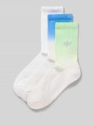 adidas Originals Socken mit Label-Stickerei im 3er-Pack in Weiss, Größ...