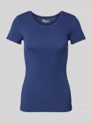 Polo Ralph Lauren Pyjama-Oberteil mit Logo-Stitching in Dunkelblau, Gr...