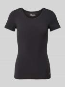 Polo Ralph Lauren Pyjama-Oberteil mit Logo-Stitching in Hellgrau Melan...