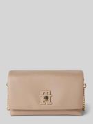 Tommy Hilfiger Umhängetasche mit Drehverschluss in Taupe, Größe 1