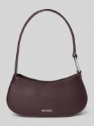 HUGO Handtasche mit Label-Applikation Modell 'Terrah_Hobo' in Bordeaux...