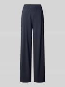 Marc Cain Wide Fit Stoffhose mit elastischem Bund in Marine, Größe 44