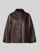 Weekend Max Mara Boxy Fit Lederjacke aus Lammnappa Modell 'STECCA' in ...