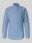 Polo Ralph Lauren Slim Fit Freizeithemd mit Button-Down-Kragen in Blau...