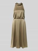 V by Vera Mont Cocktailkleid mit Schnürung und Reißverschluss in Gruen...