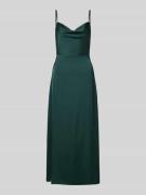 Vila Midikleid aus Satin mit Wasserfall-Ausschnitt Modell 'RAVENNA' in...