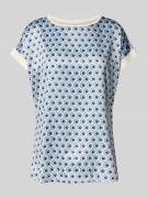 Christian Berg Woman T-Shirt im Allover-Look mit Rundhalsausschnitt in...