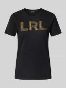 Lauren Ralph Lauren T-Shirt mit Stitching und Rundhalsausschnitt Model...