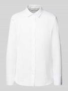 ETERNA Hemdbluse mit Kentkragen Modell 'Favi' in Weiss, Größe 34