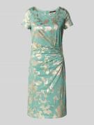 Vera Mont Knielanges Cocktailkleid mit seitlicher Raffung in Mint, Grö...